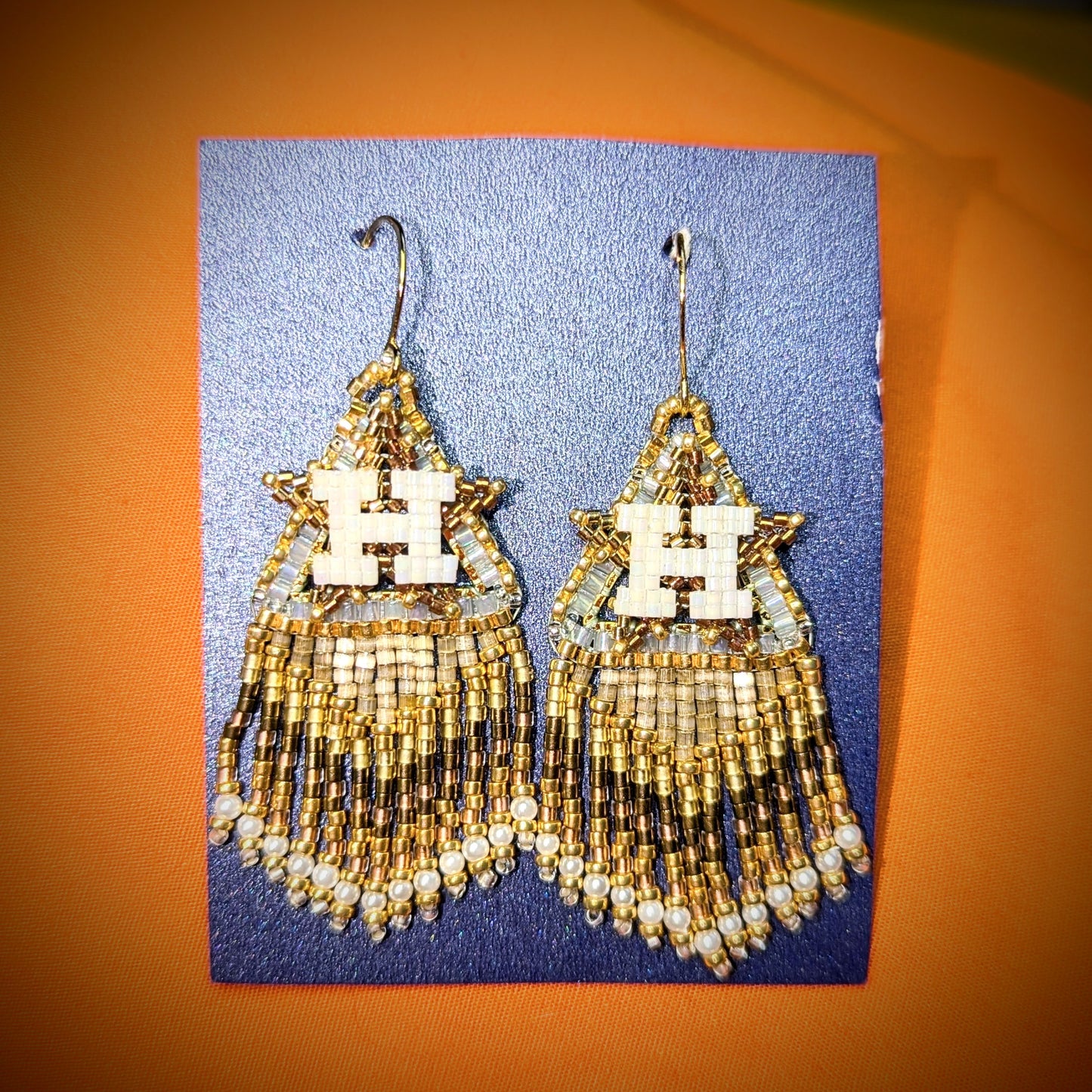 All Gold Fringe Earrings