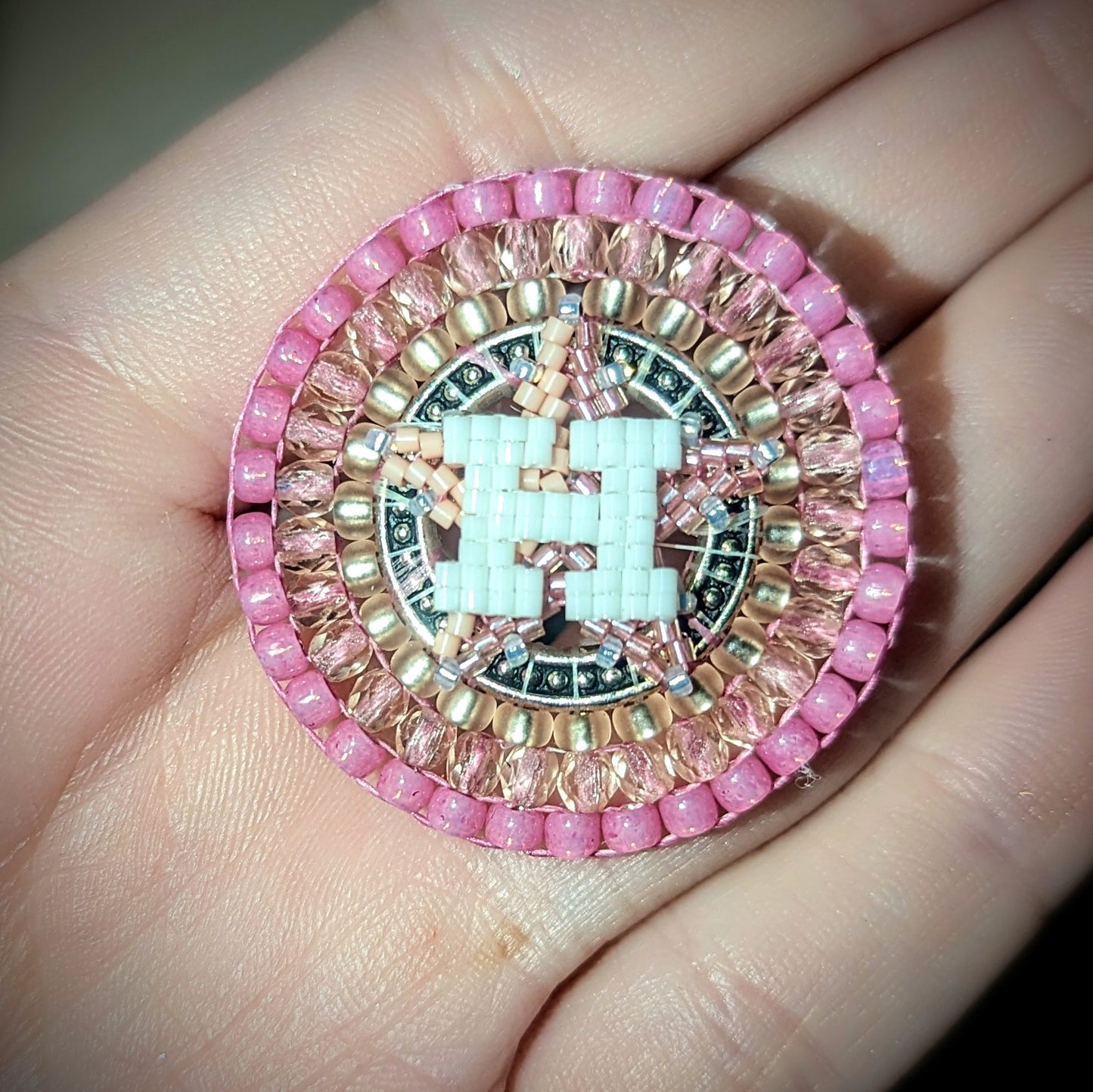 Pink Houston Star lapel pin!