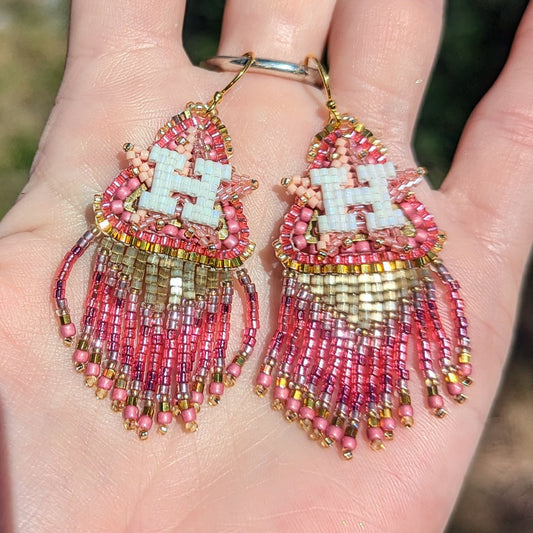 Houston Star fringies in PINK